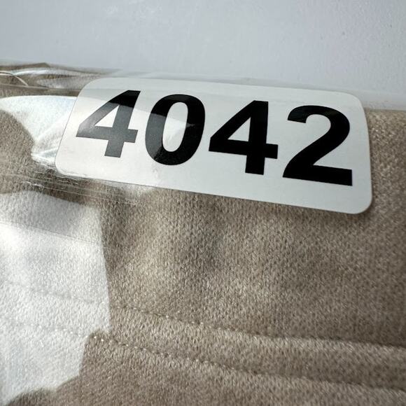 OGL Pants Womens Large Tan Wide Leg Pullon Comfort Stretch Minimalist Neutral - Picture 13 of 13